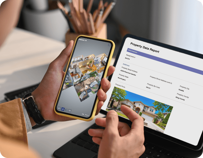 Property inspection on mobile and tablet devices