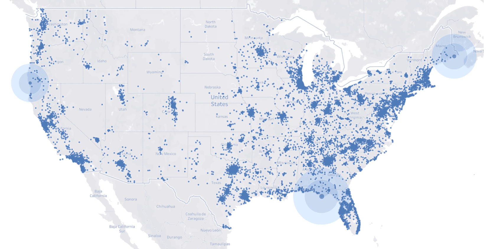 Nationwide Coverage Map