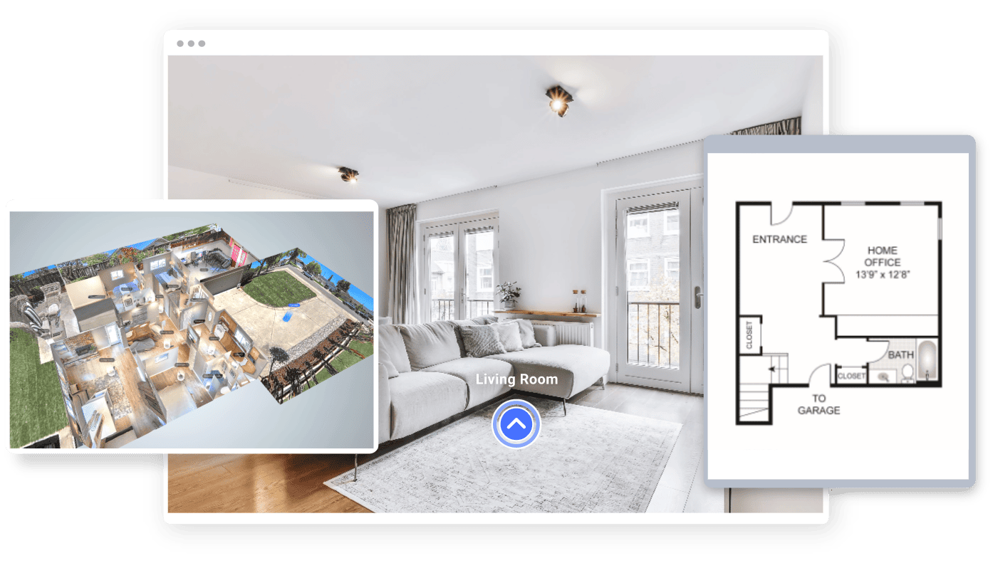 3D virtual tour for real estate listings to attract remote buyers
