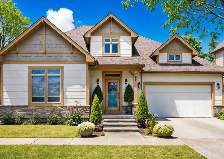 House exterior for property management marketing